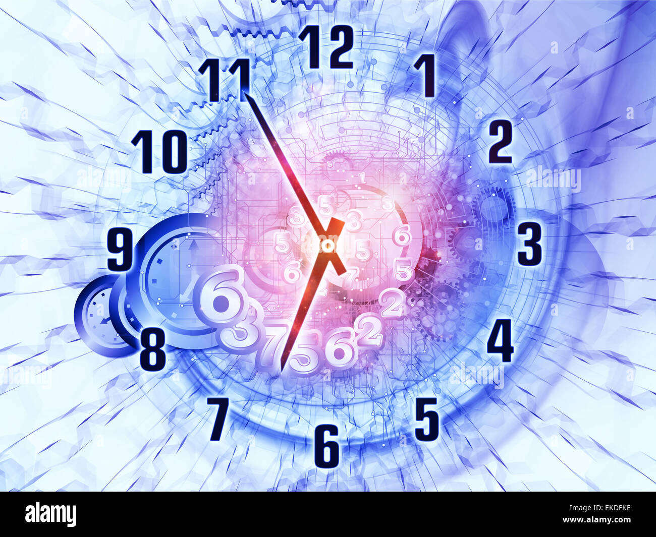 Abstract Time Background On abstraction hi-res stock photography and images - Alamy