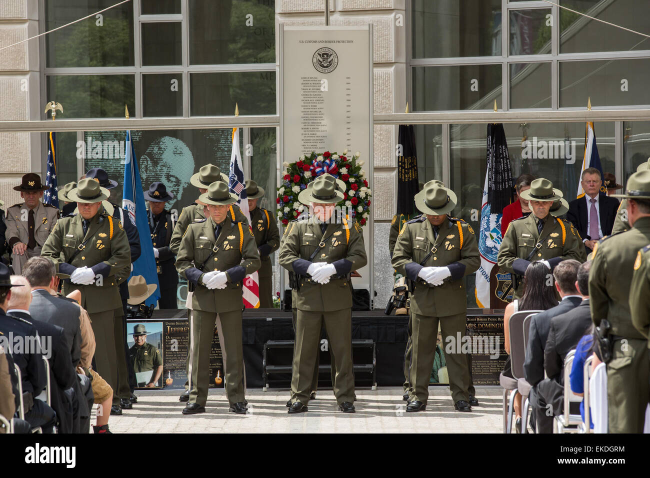 CBP held its Valor Memorial and Wreath Laying Ceremony in Washington, D ...