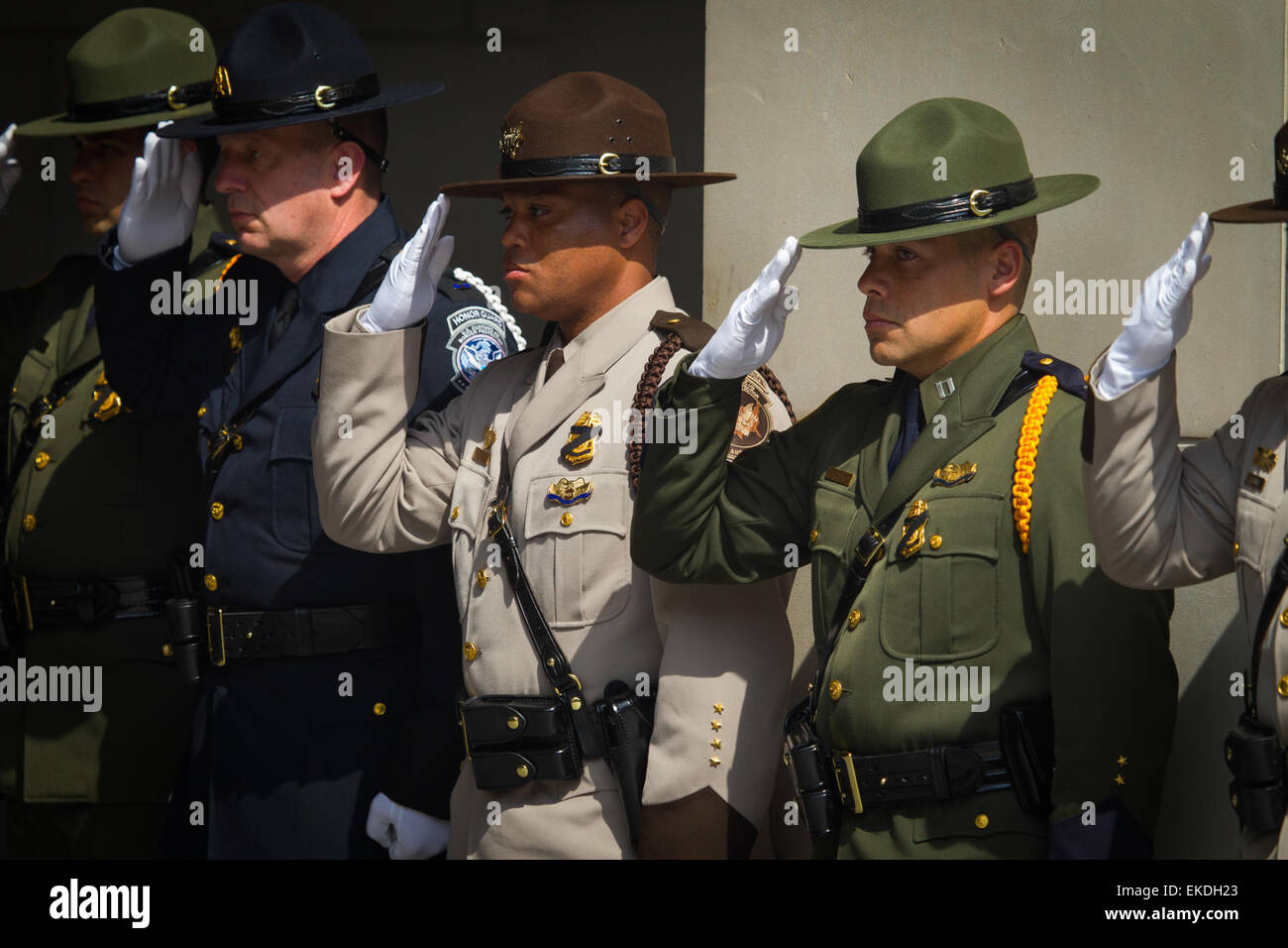 The Valor Memorial and Wreath Laying Ceremony held by CBP in Washington ...