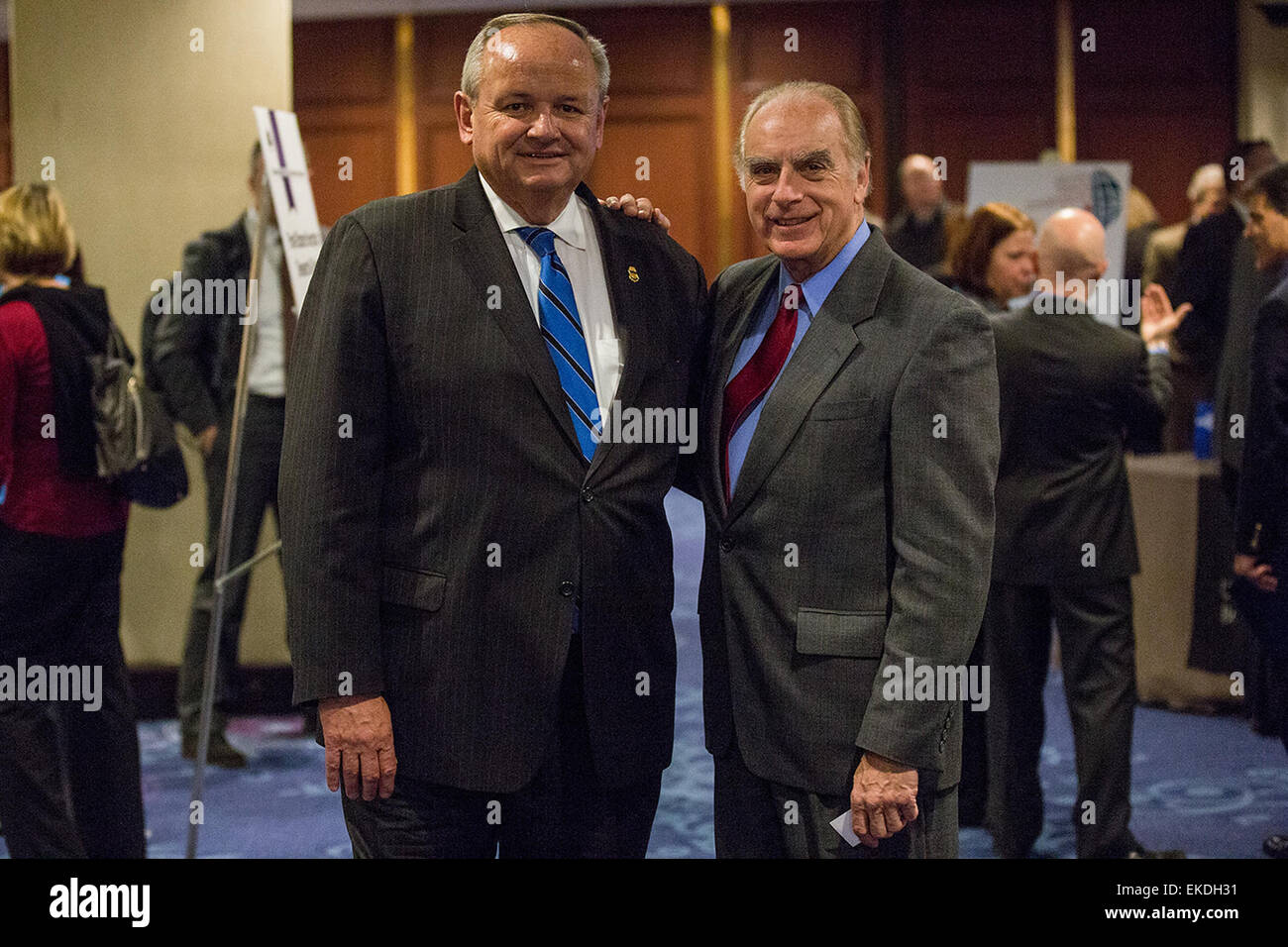 030614: Acting CBP Commissioner Thomas Winkowski and Robert W. Hardy.   Josh Denmark Stock Photo