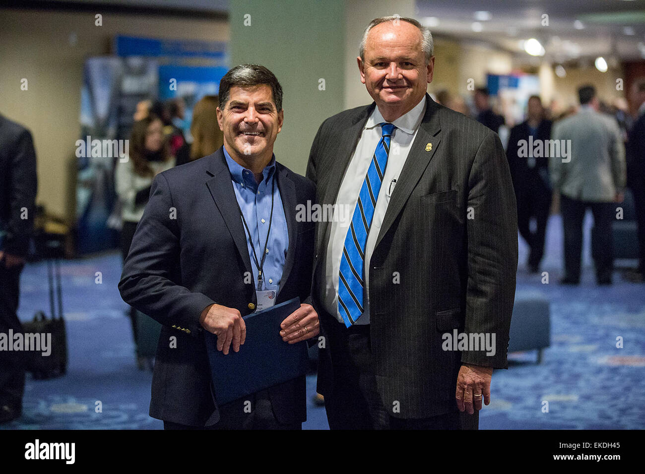 030614: Acting CBP Commissioner Thomas Wikowksi and John Sega.   Josh Denmark Stock Photo