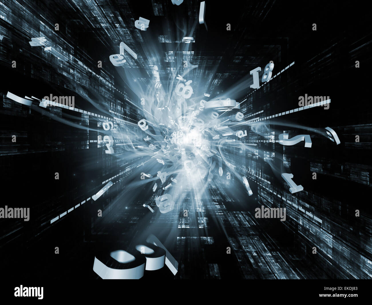 Number Burst Metaphor Stock Photo - Alamy