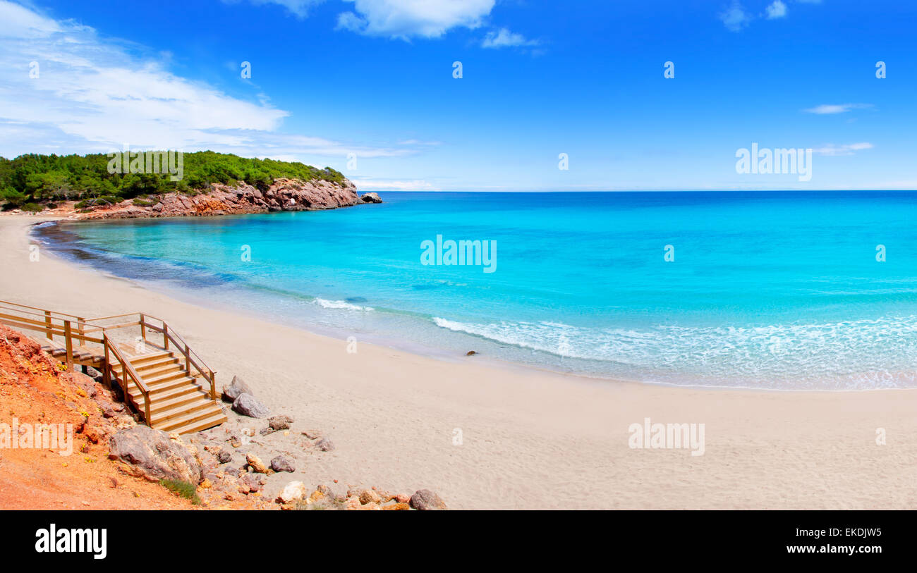 Cala Nova beach in island with turquoise water Stock Photo Alamy