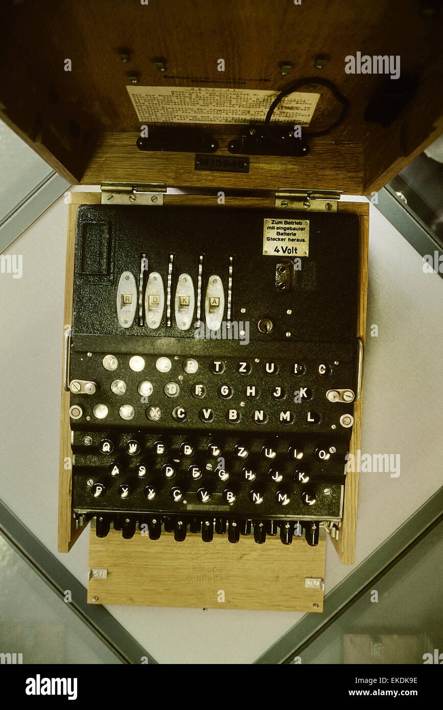 German enigma cipher machine hi-res stock photography and images - Alamy