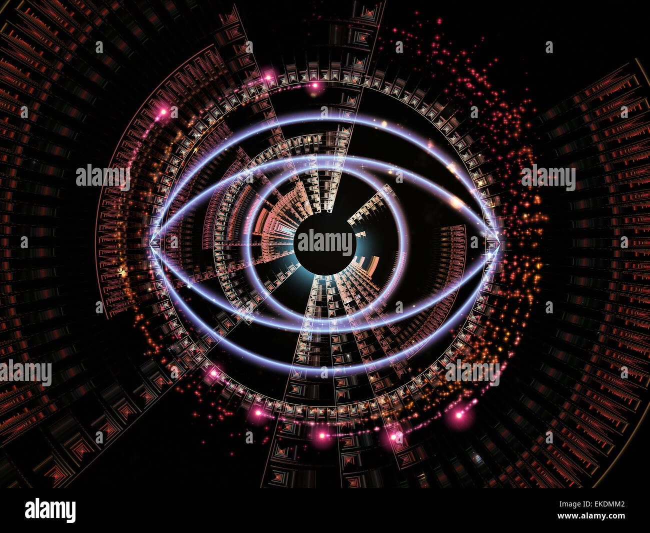 Abstract technology eye Stock Photo - Alamy