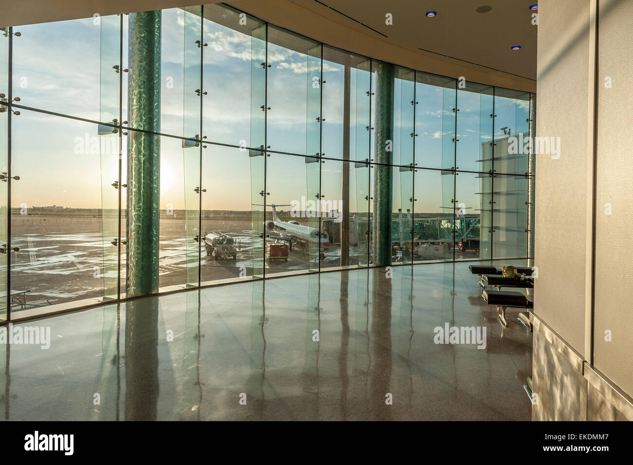 Rick Husband Amarillo International Airport. Texas. USA Stock Photo