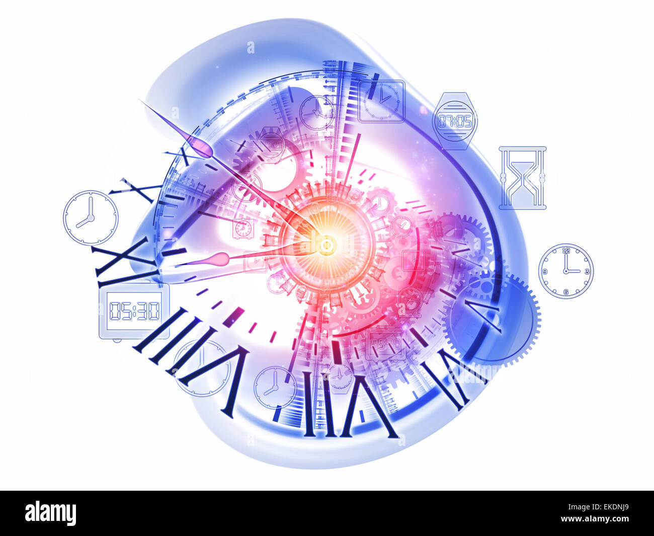 Gears of time Stock Photo Alamy