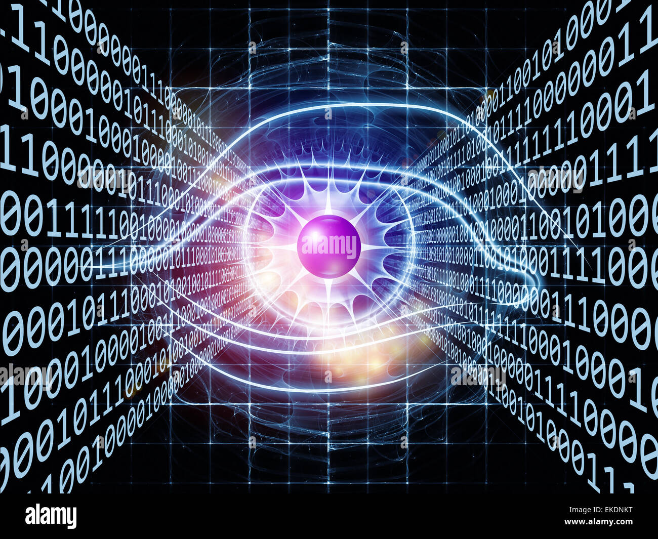 Eye of digital progress Stock Photo Alamy