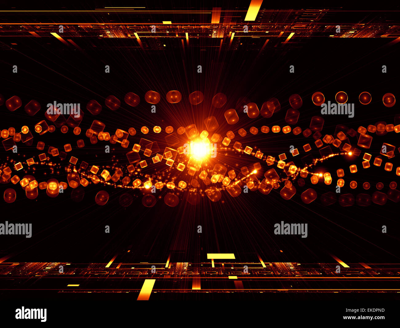 Visualization of Technology Stock Photo - Alamy