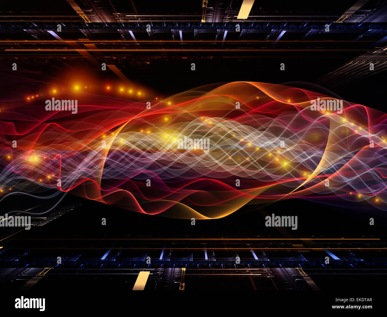 Sine Wave Arrangement Stock Photo - Alamy