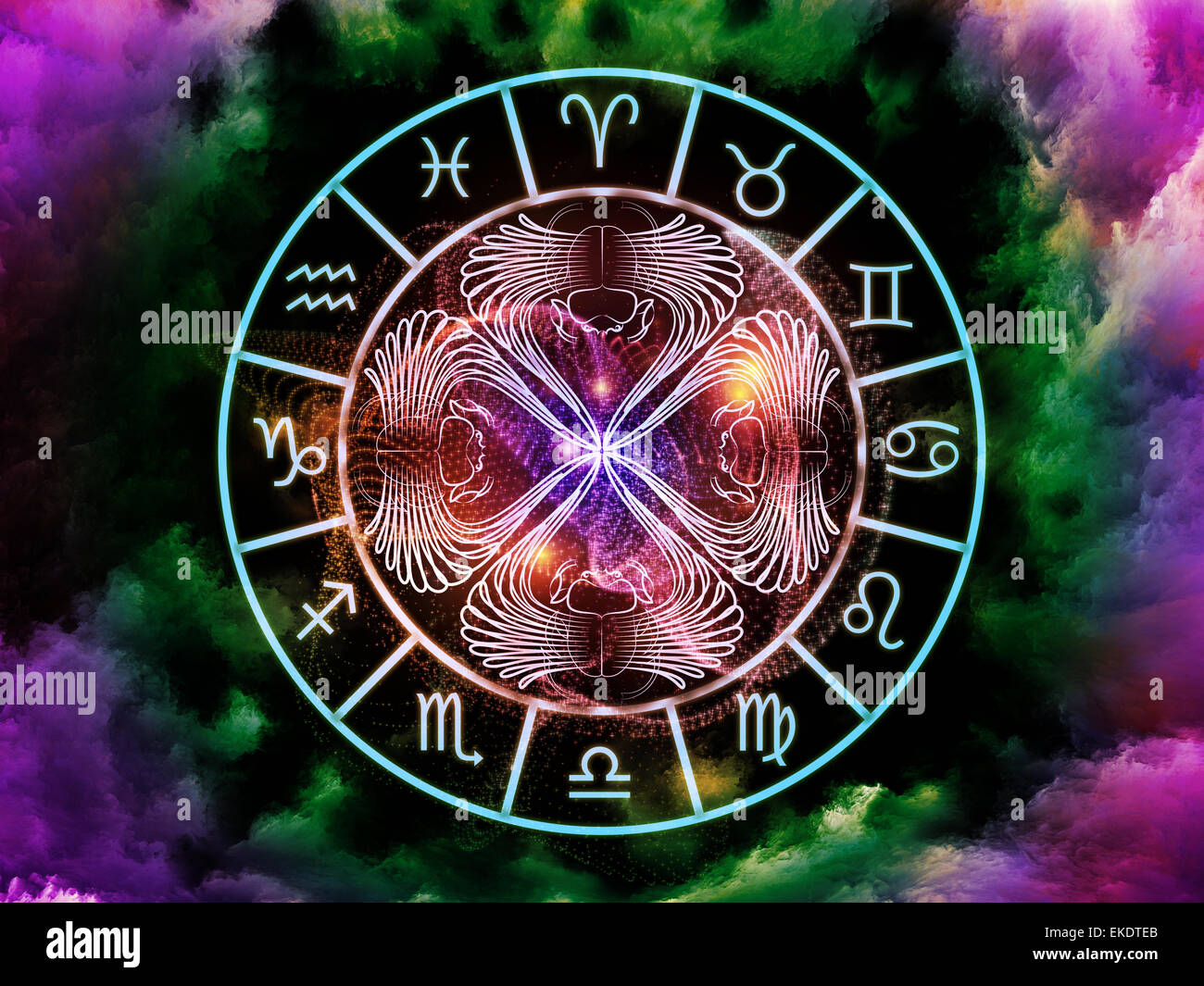 Astrology Background Stock Photo