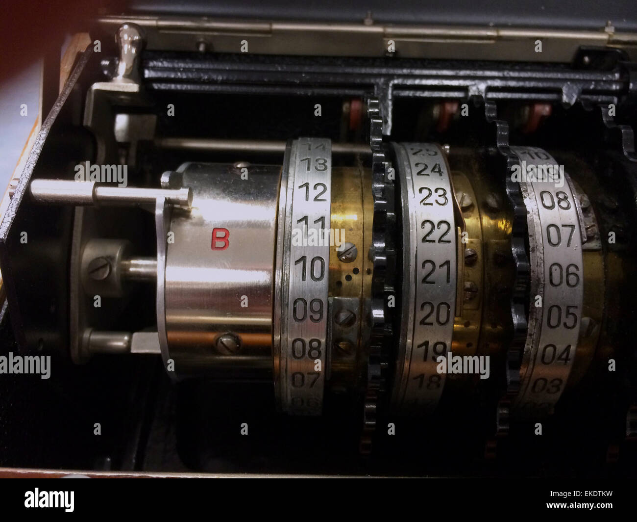 An Enigma Machine Stock Photo