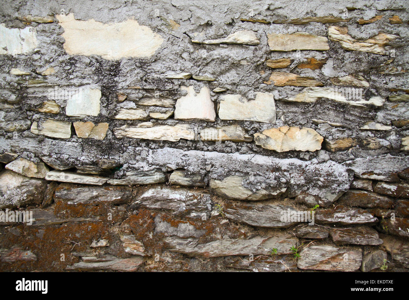 Texture of old stone wall for background Stock Photo - Alamy