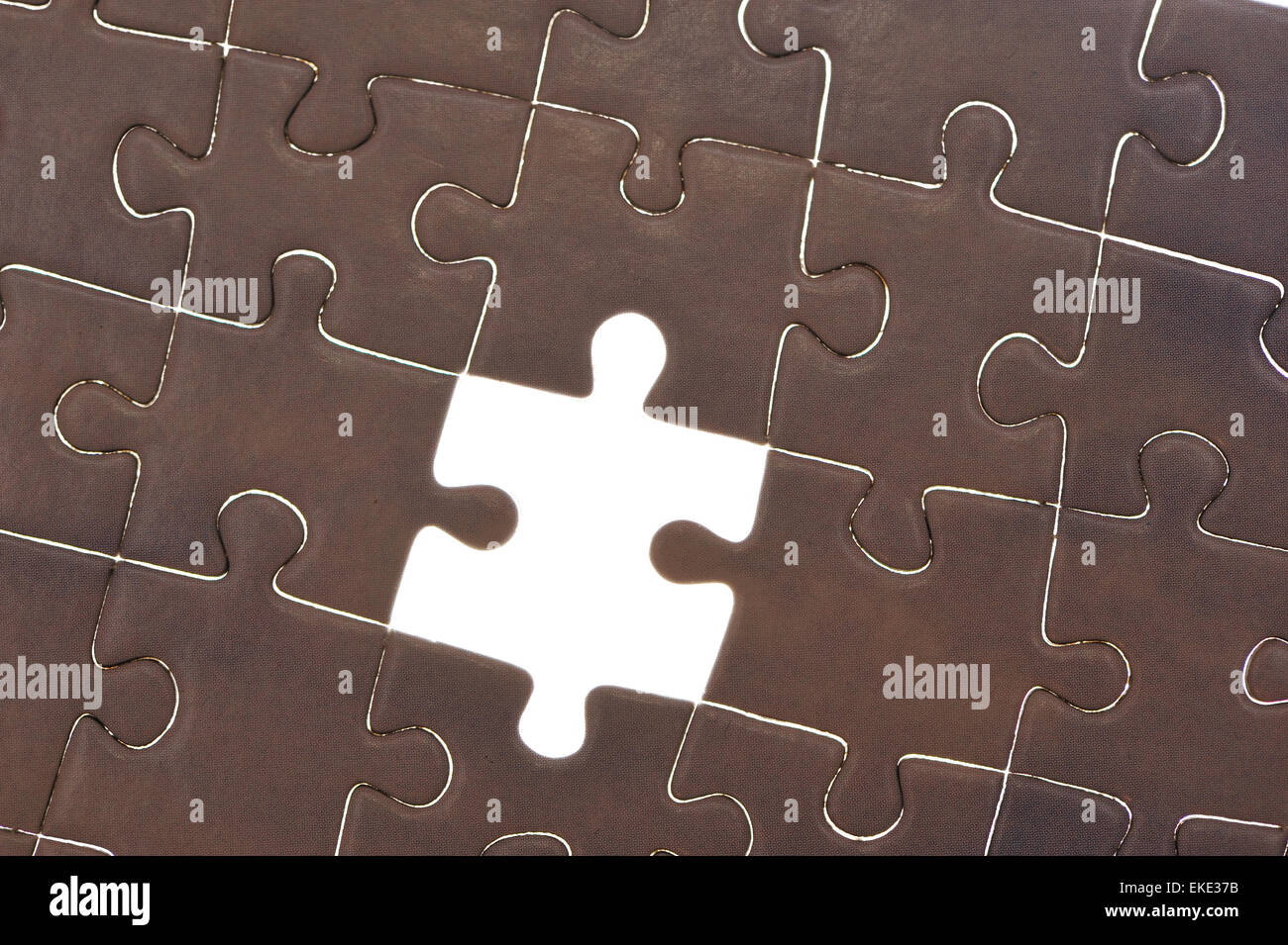 Puzzle With One Piece Missing
