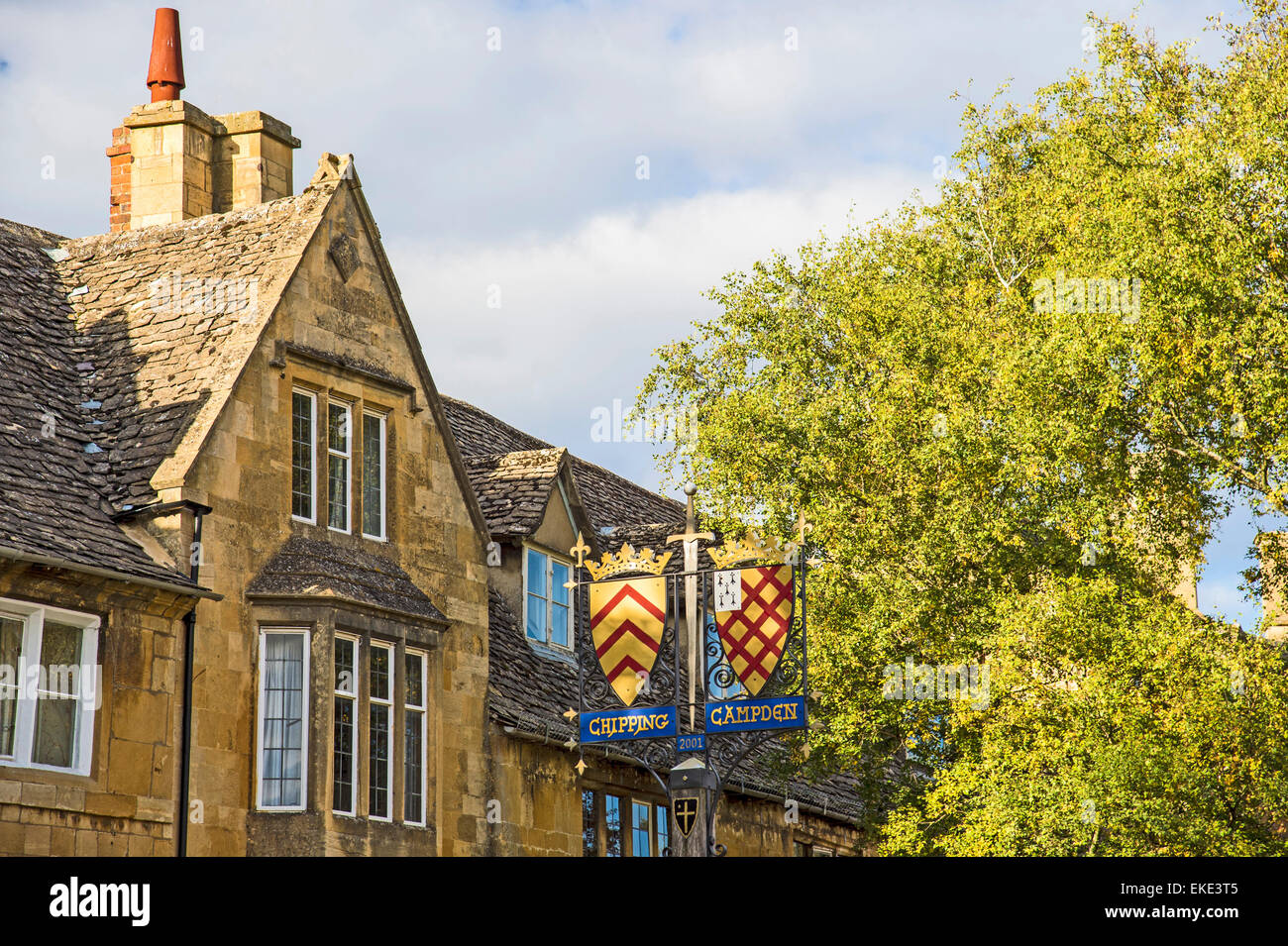 Chipping Camden in the cotswolds, Gloucestershire Stock Photo
