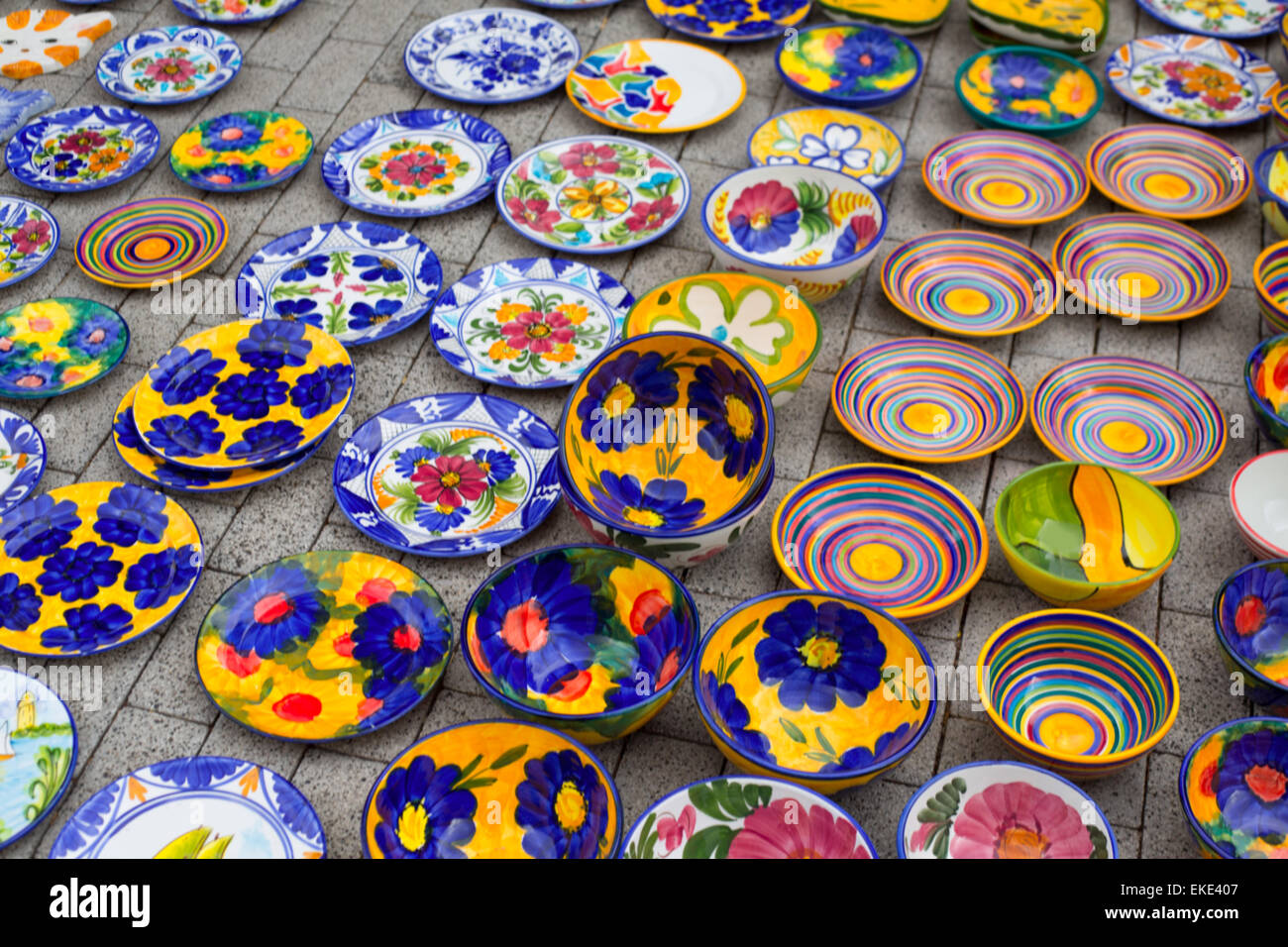 ceramics from Mediterranean Spain Stock Photo Alamy