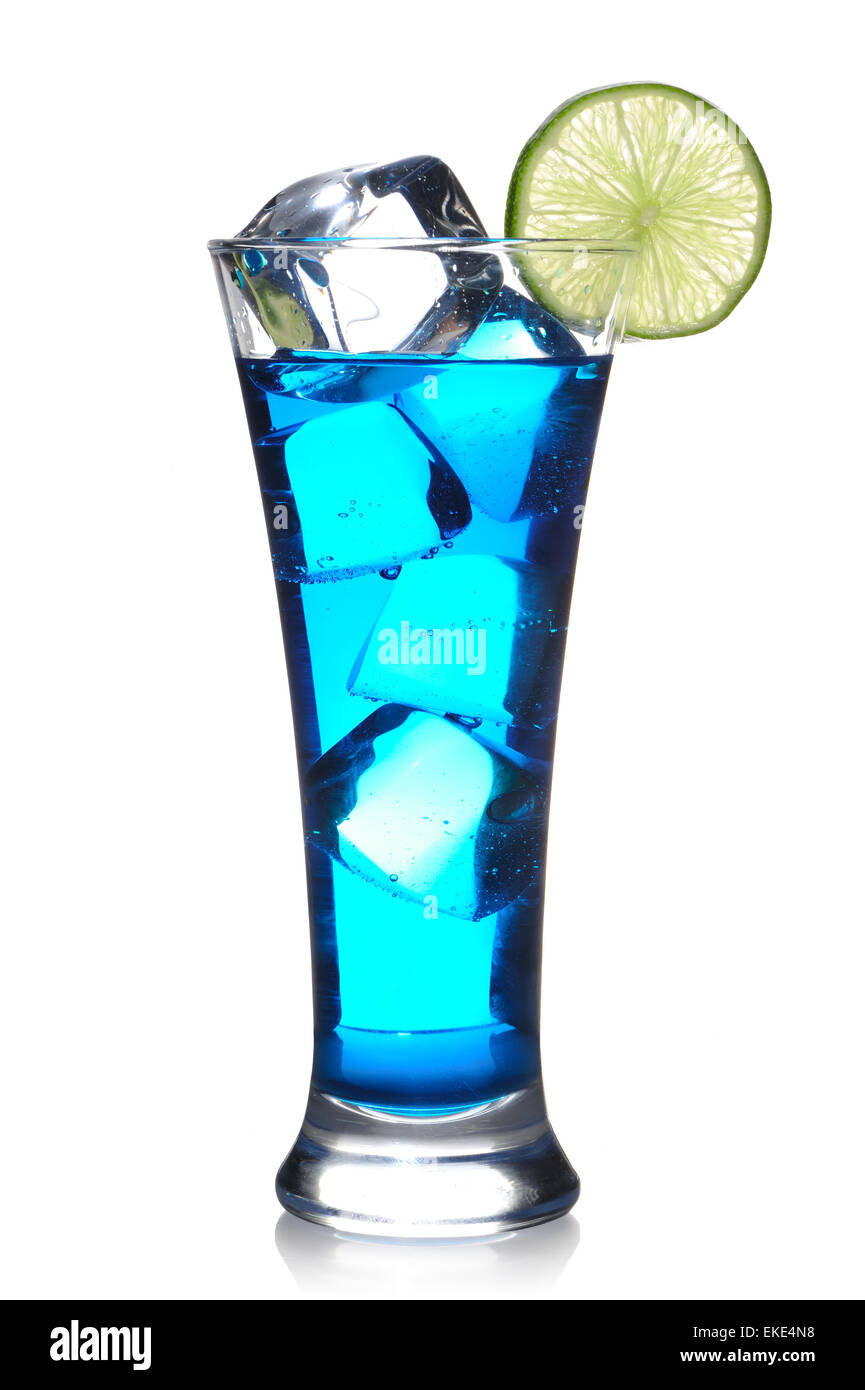 Blue Curacao cocktail Stock Photo Alamy