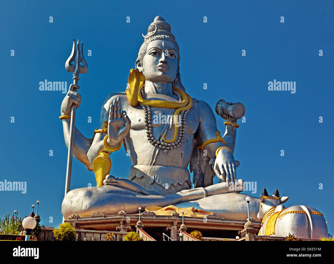 Statue of Lord Shiva Stock Photo - Alamy