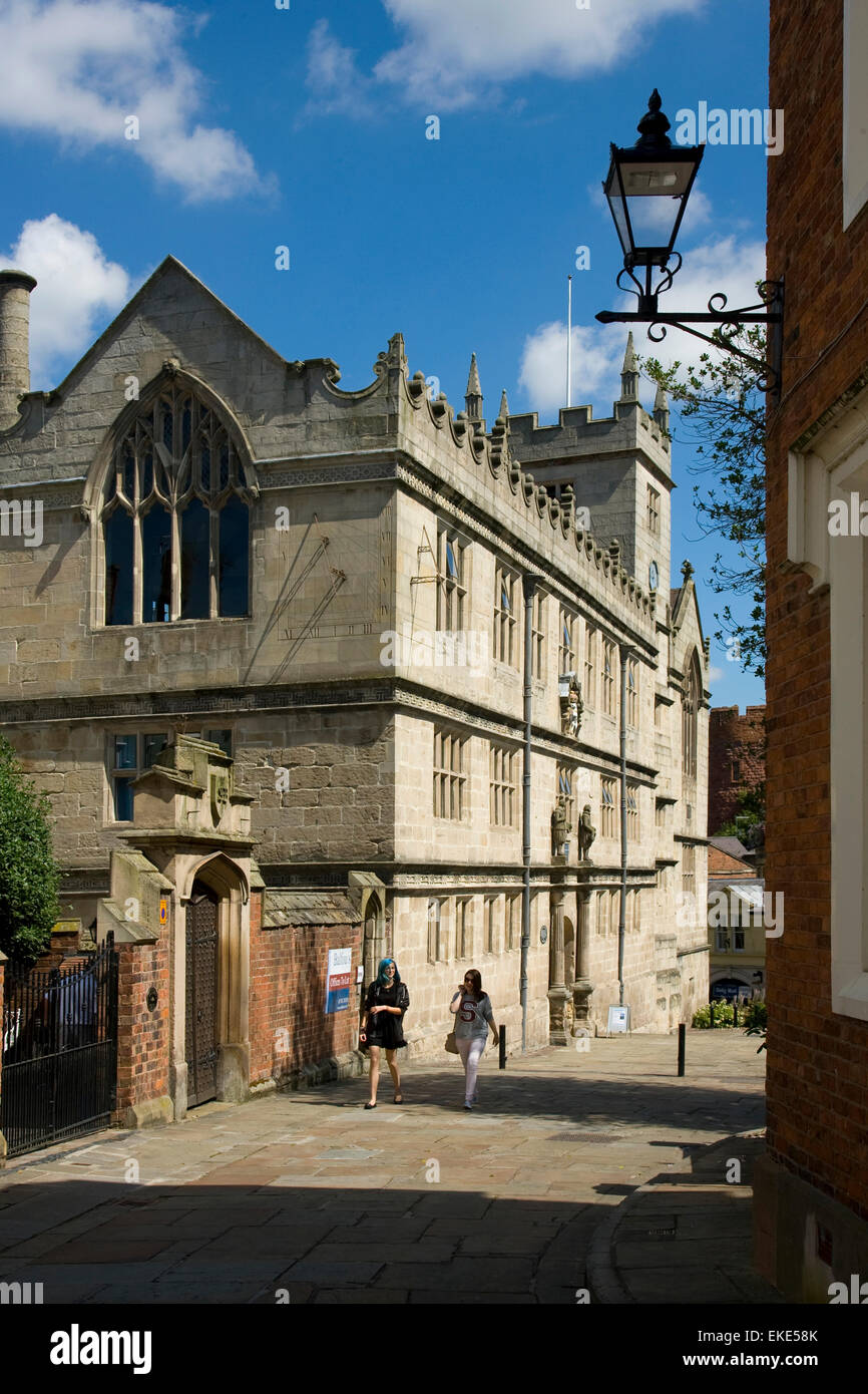 Shrewsbury library in the town centre, Summer 2014 Stock Photo Alamy