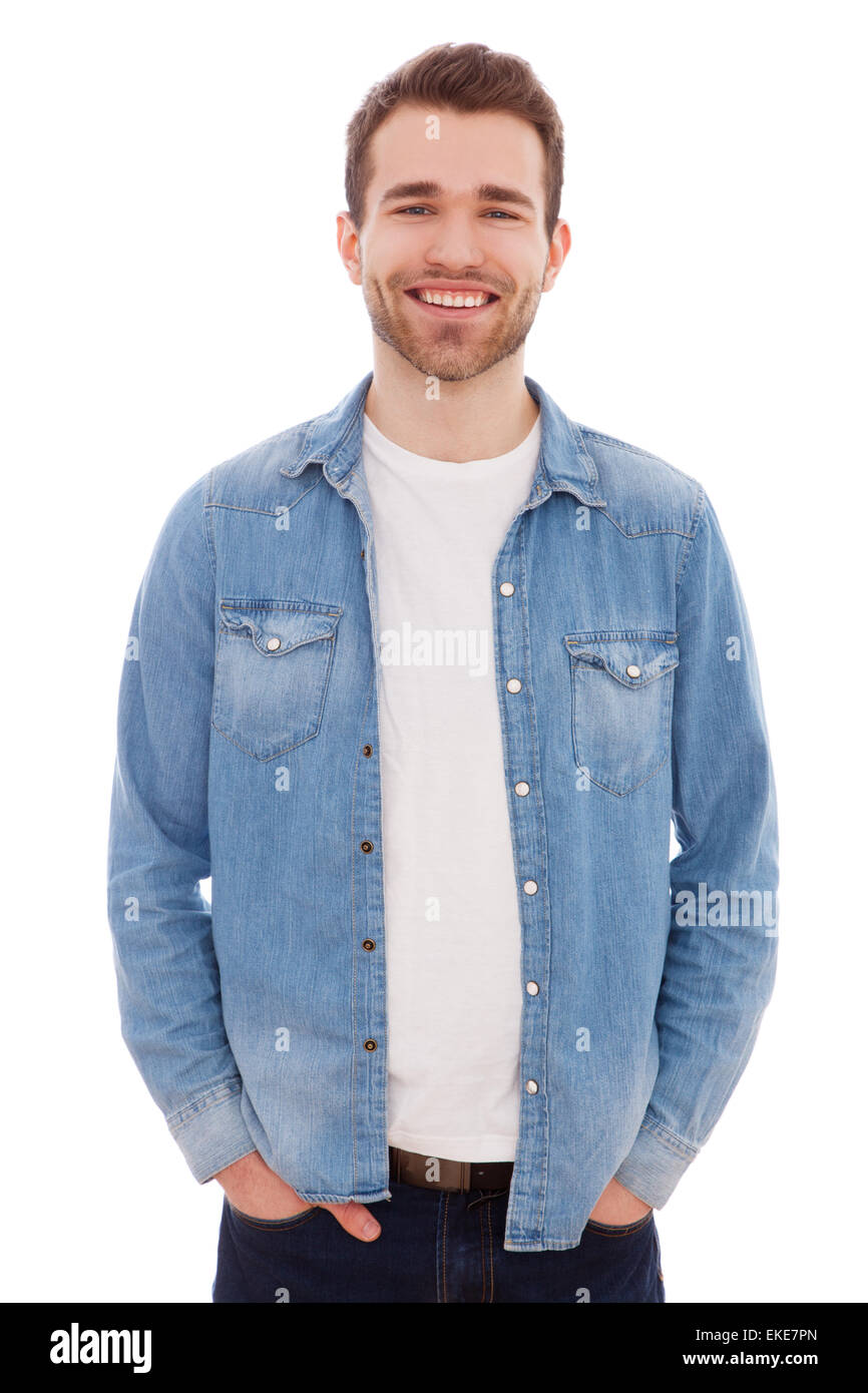 Portrait of a young man Stock Photo