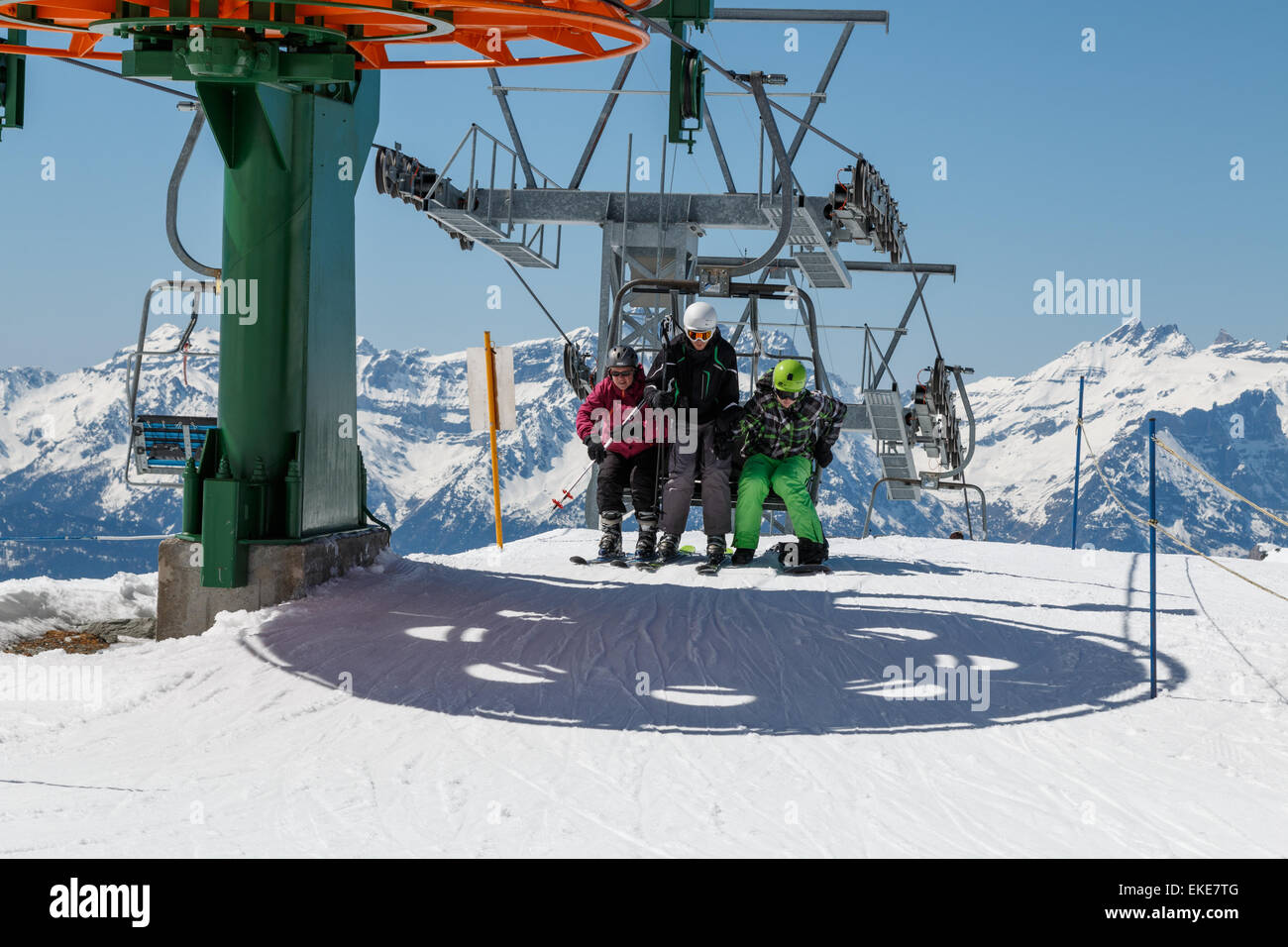 Here's How to Get On & Off the Ski Lift