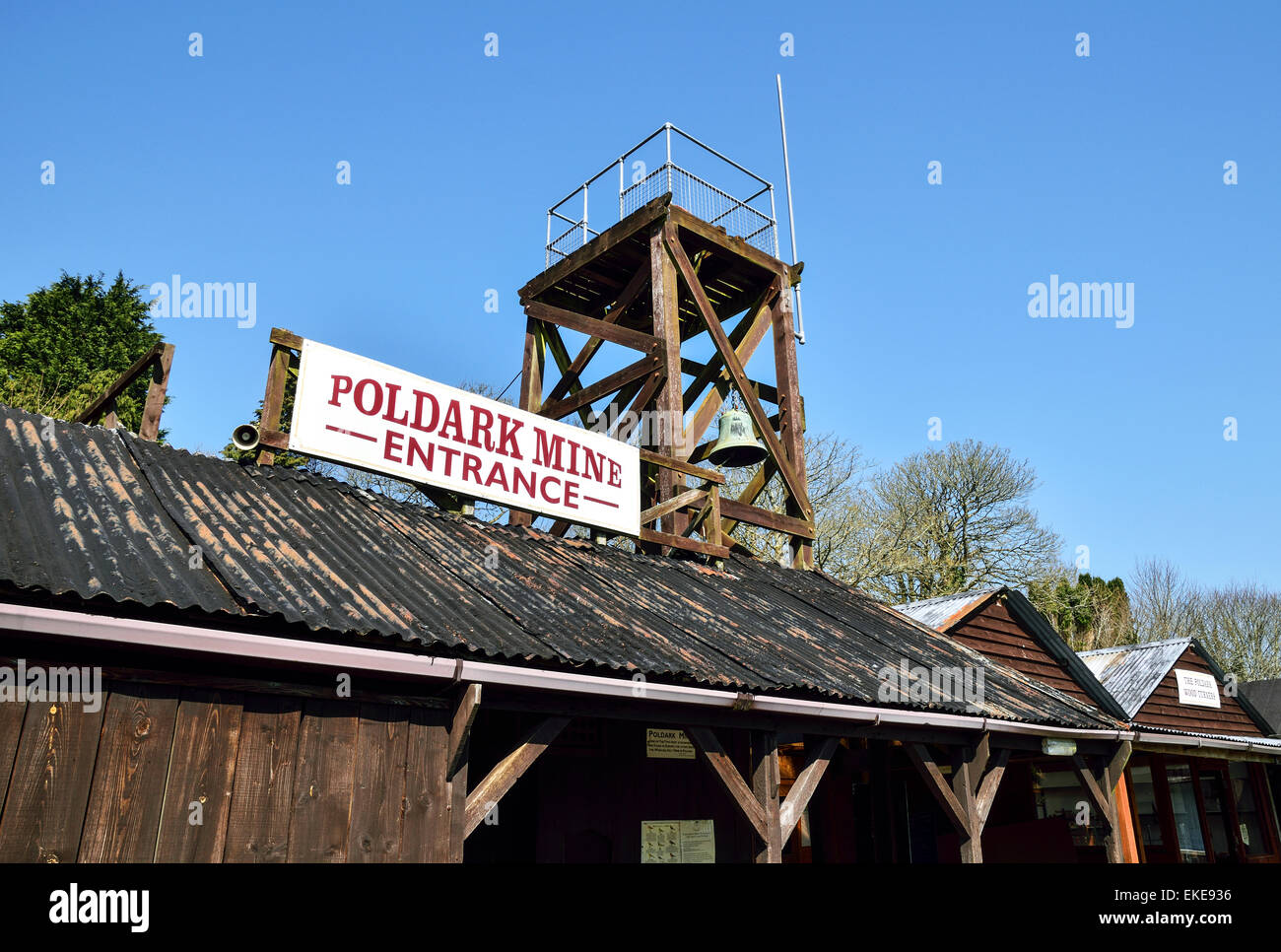 ' Poldark Mine '  a visitor attraction near Helston in Cornwall, UK Stock Photo