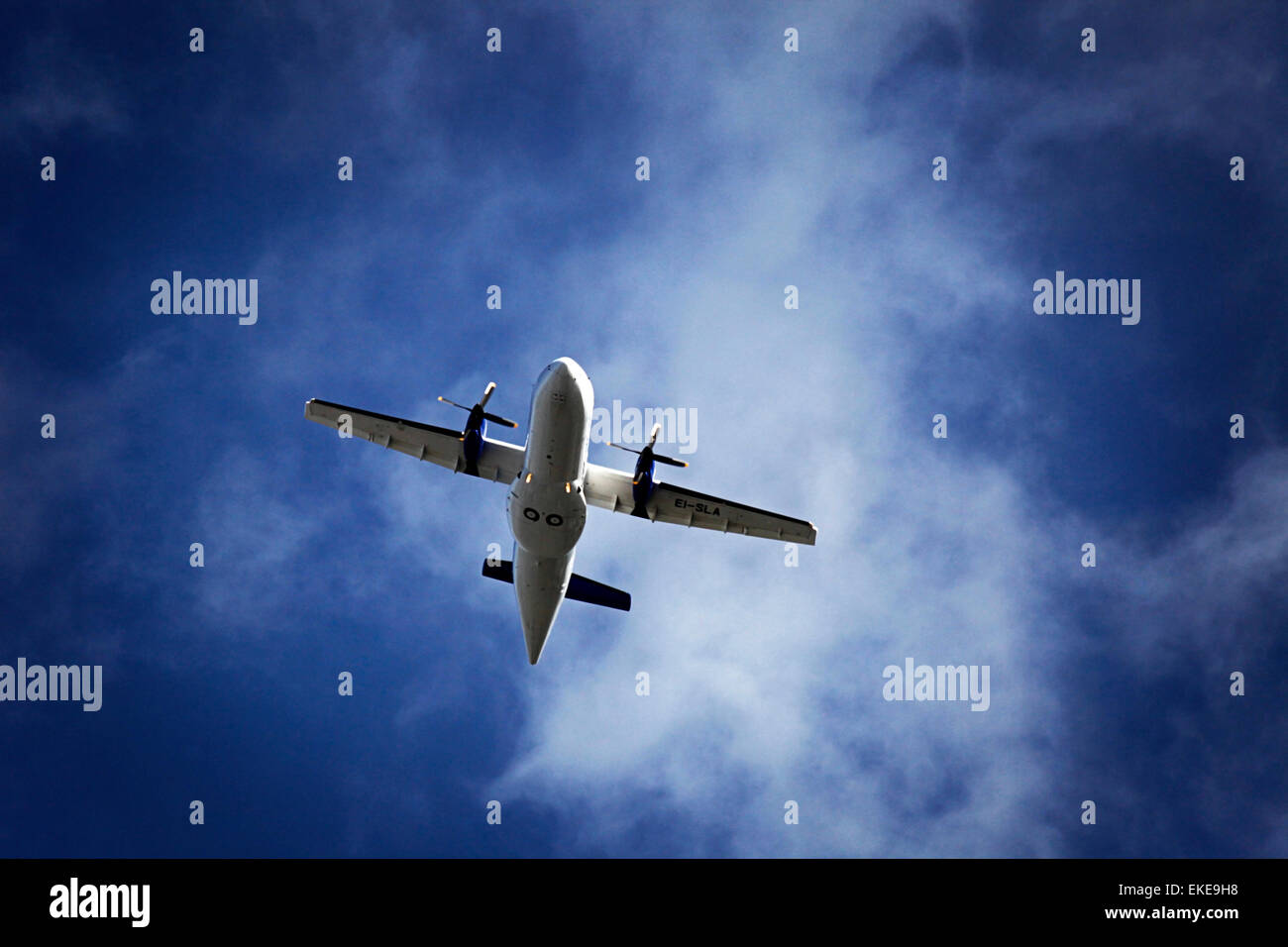 Air Contractors ATR42 commercial propeller aircraft Stock Photo Alamy
