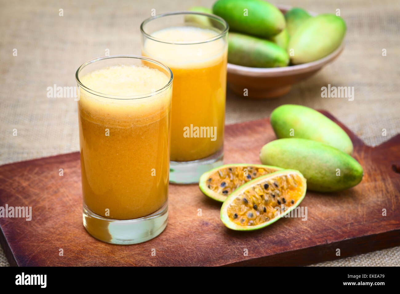Banana passionfruit drink hires stock photography and images Alamy