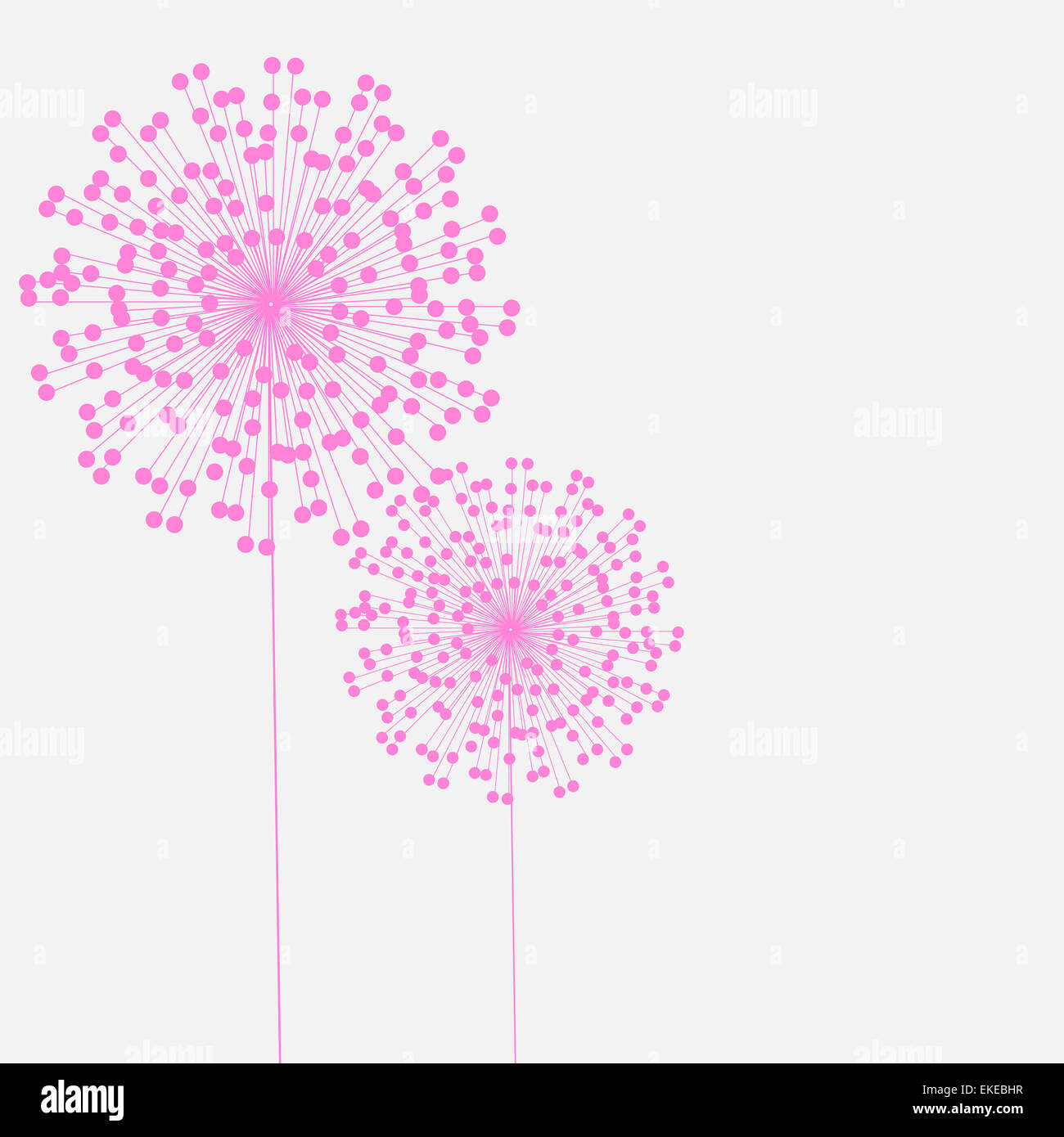 Abstract colorful background with flowers. Vector illustration Stock ...