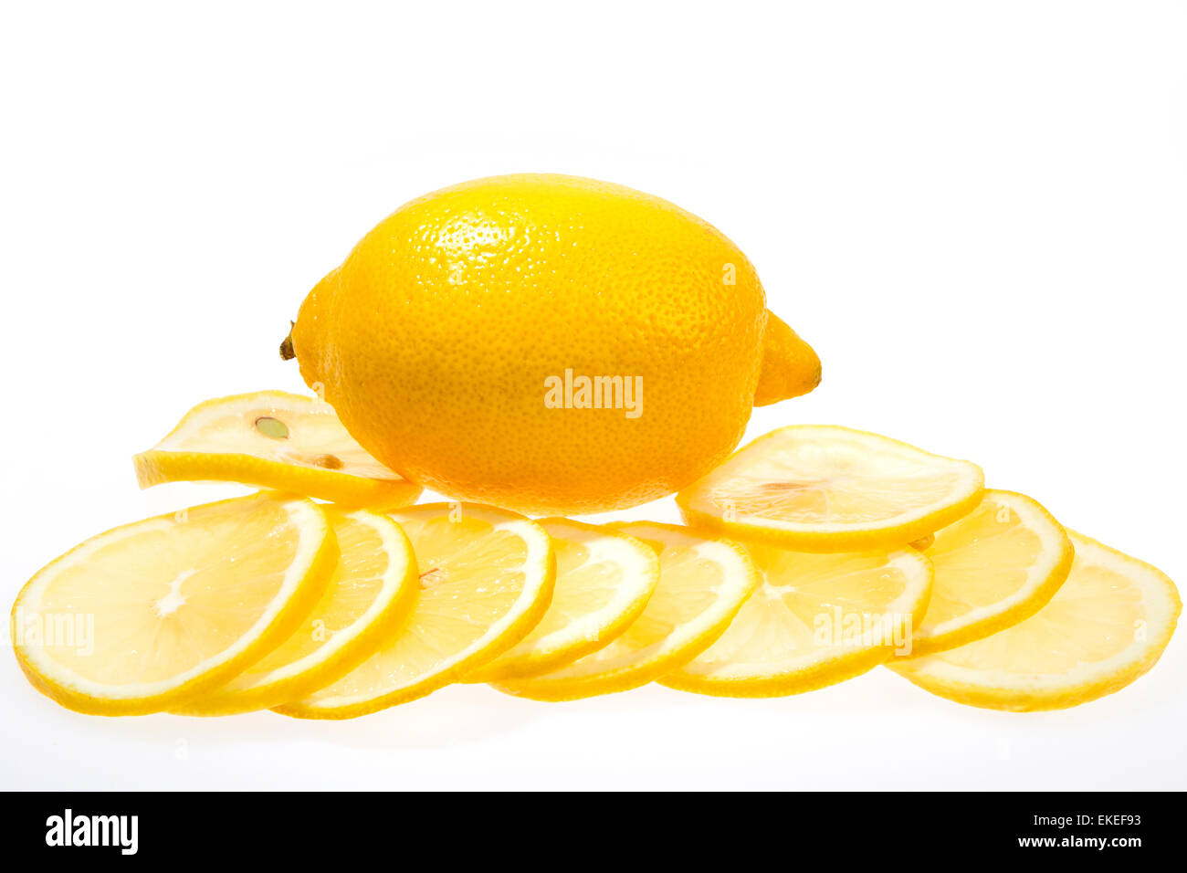 Lemon fruit isolated on white background Stock Photo - Alamy