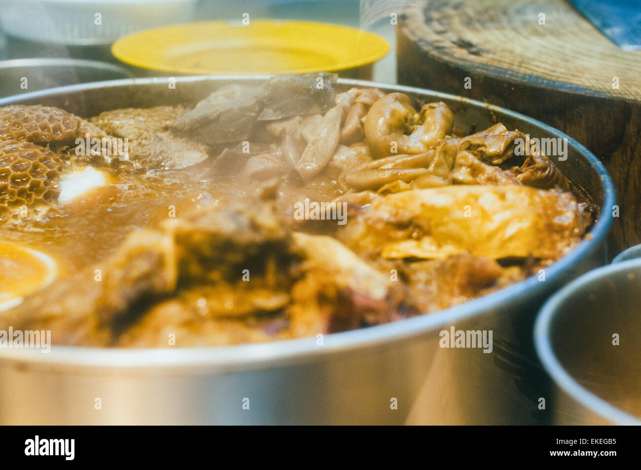 Chinese beef brisket noodle soup hires stock photography and images