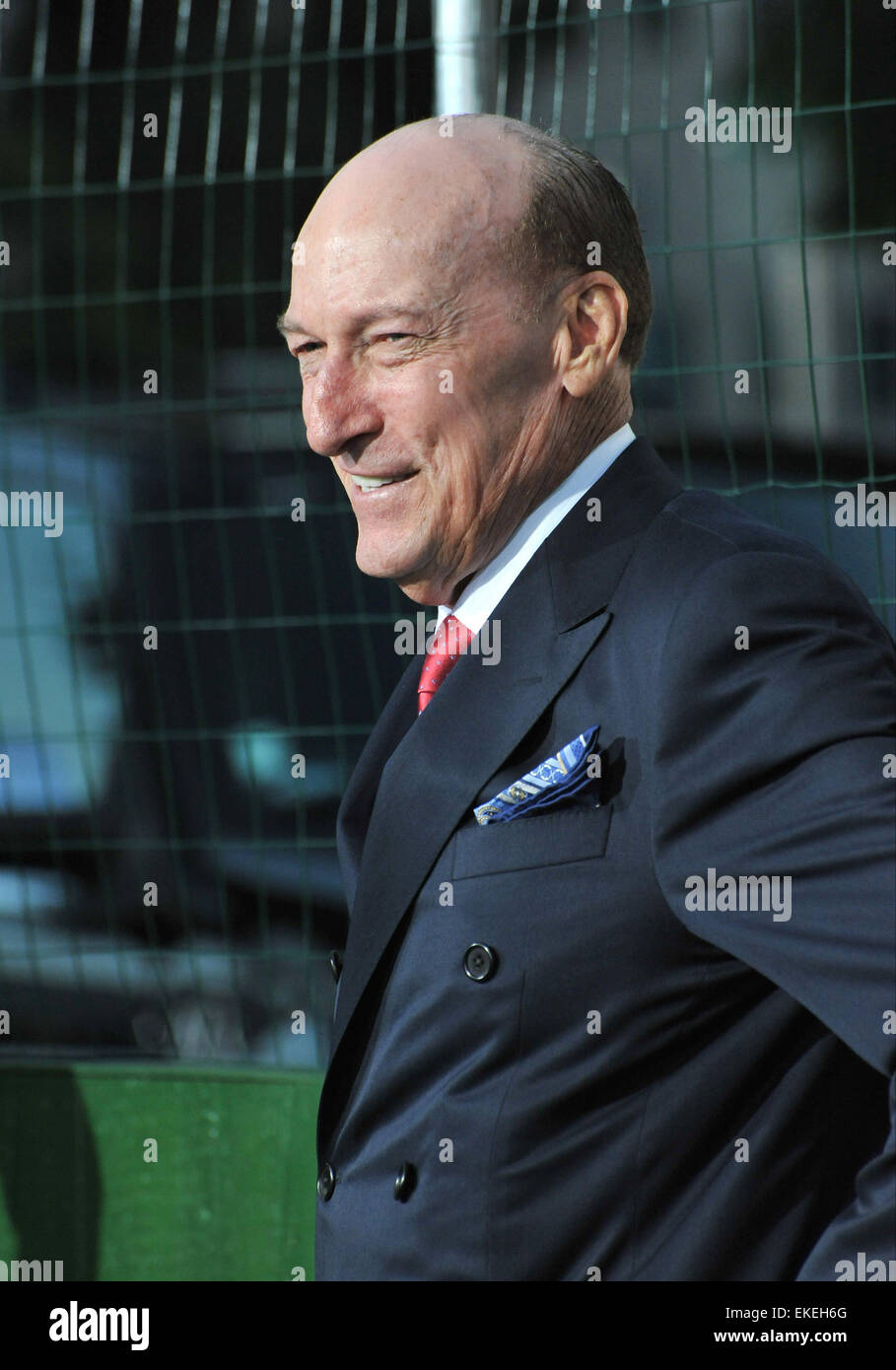LOS ANGELES, CA - SEPTEMBER 19, 2012: Ed Lauter at the premiere of his movie 'Trouble With The Curve' at the Mann Village Theatre, Westwood. Stock Photo