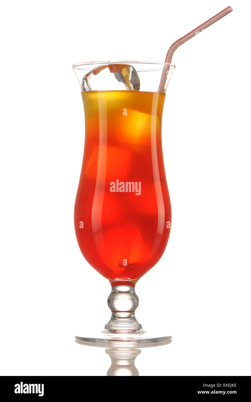 Tequila Sunrise Cocktail Stock Photo Alamy