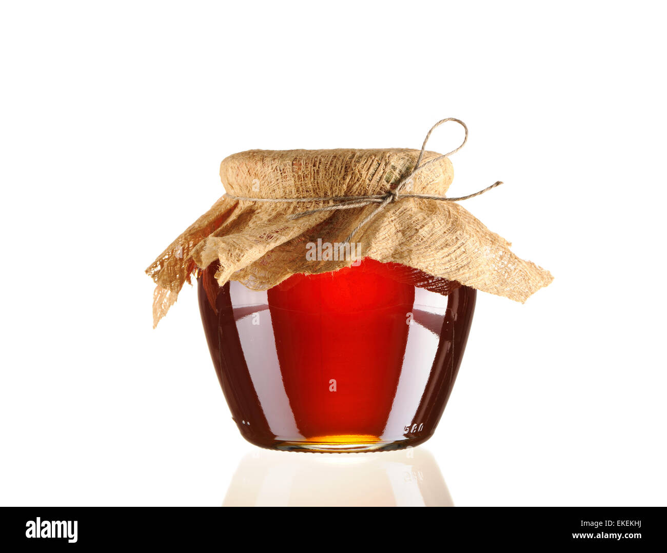 Jar of honey Stock Photo - Alamy