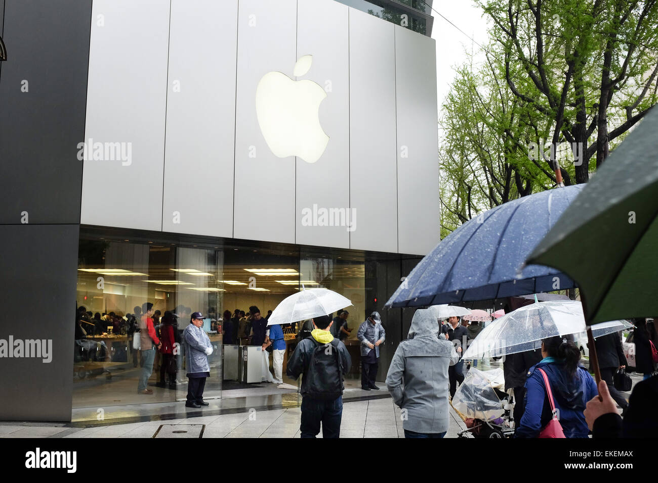 The Apple Store in Osaka, Japan. Stock Photo