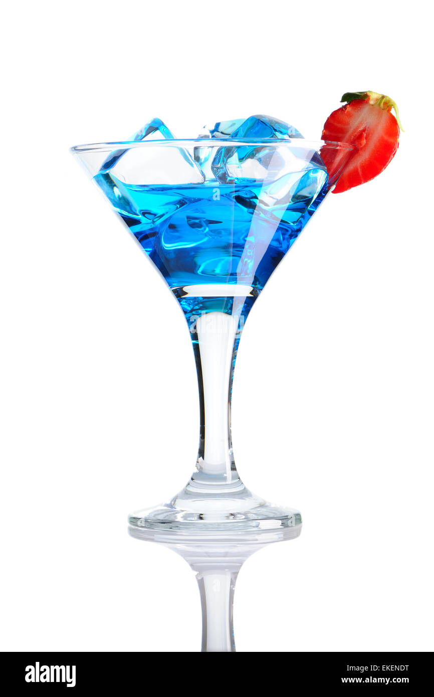 Blue Curacao cocktail Stock Photo Alamy