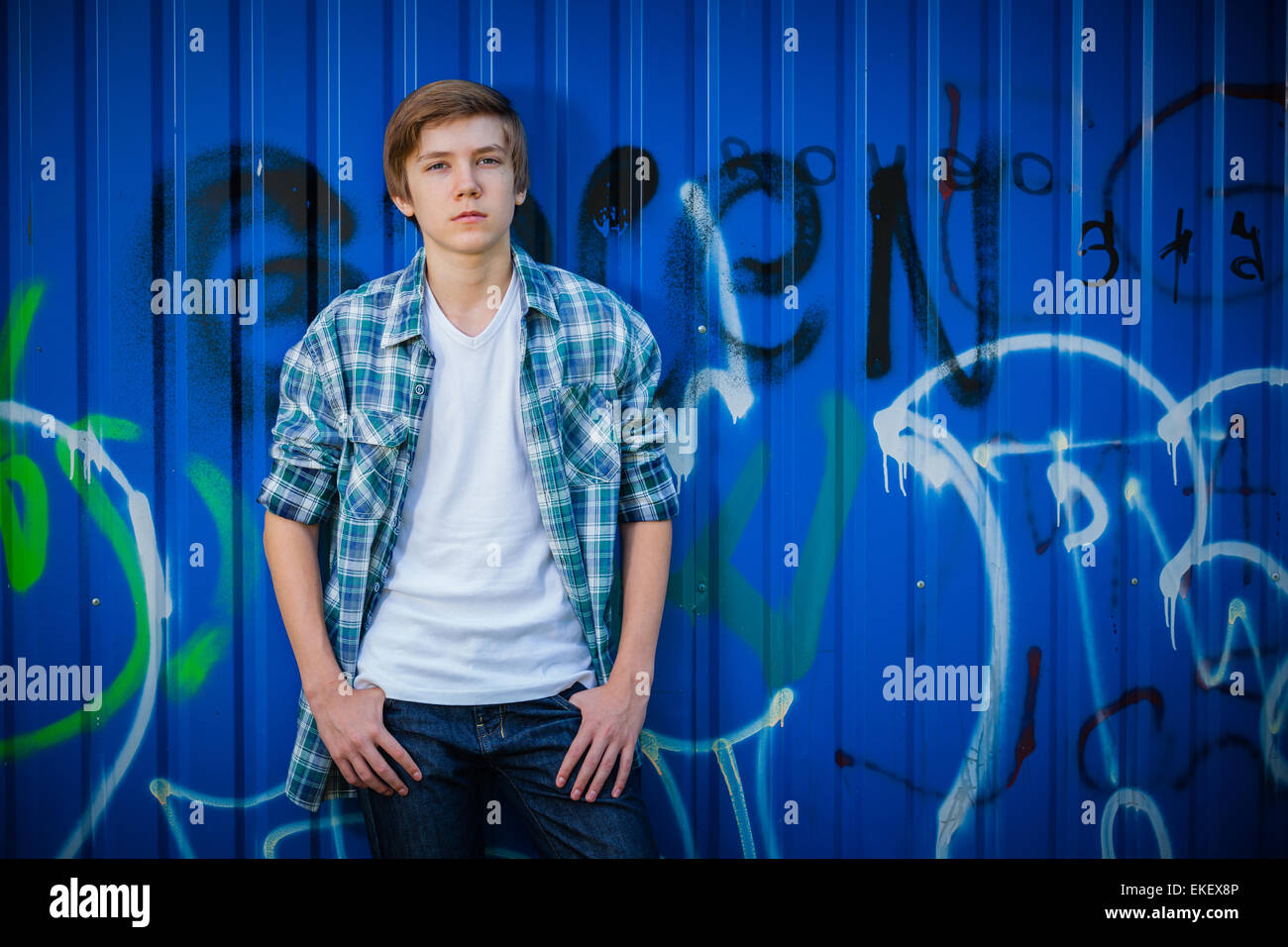 Young smile teenager Stock Photo - Alamy