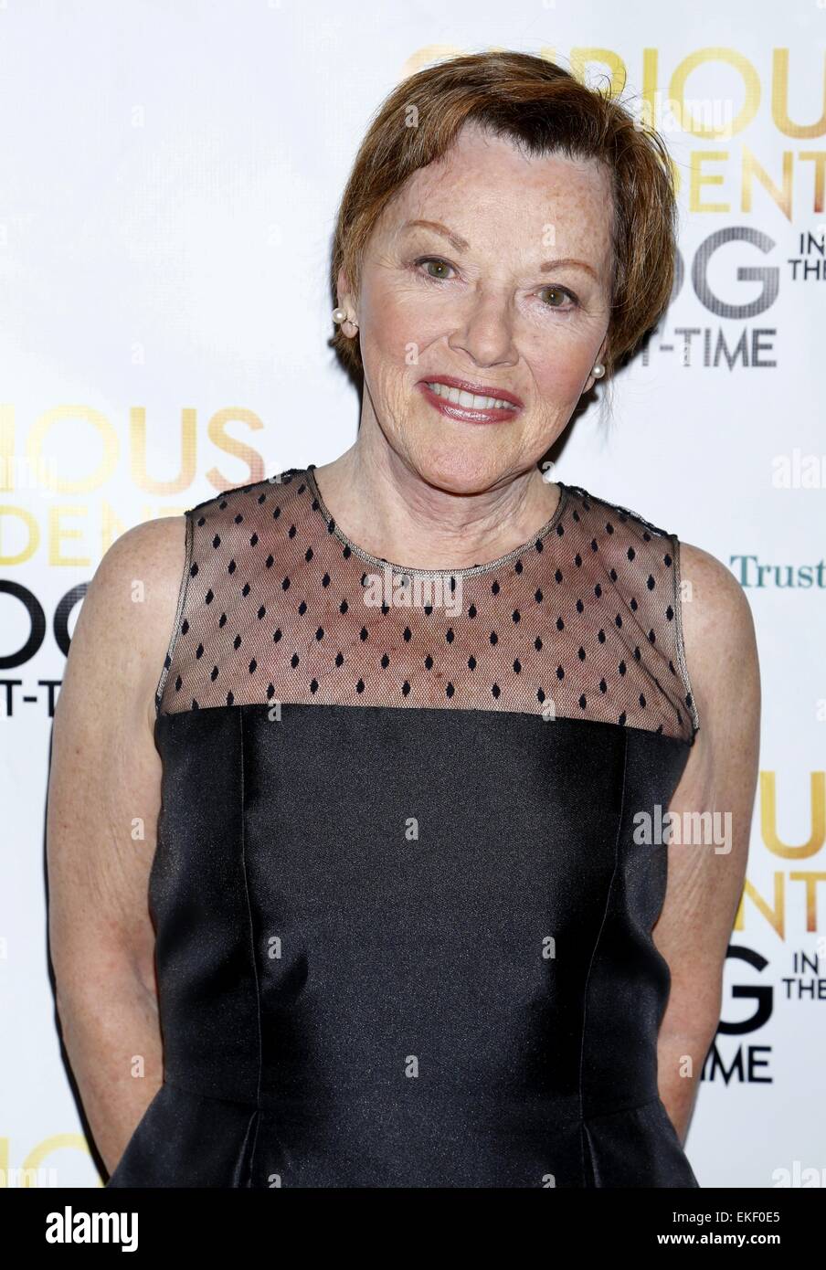 Opening night after party for 'The Curious Incident of the Dog in the Night-Time' held at Urbo restaurant - Arrivals  Featuring: Helen Carey Where: New York, New York, United States When: 05 Oct 2014 Stock Photo