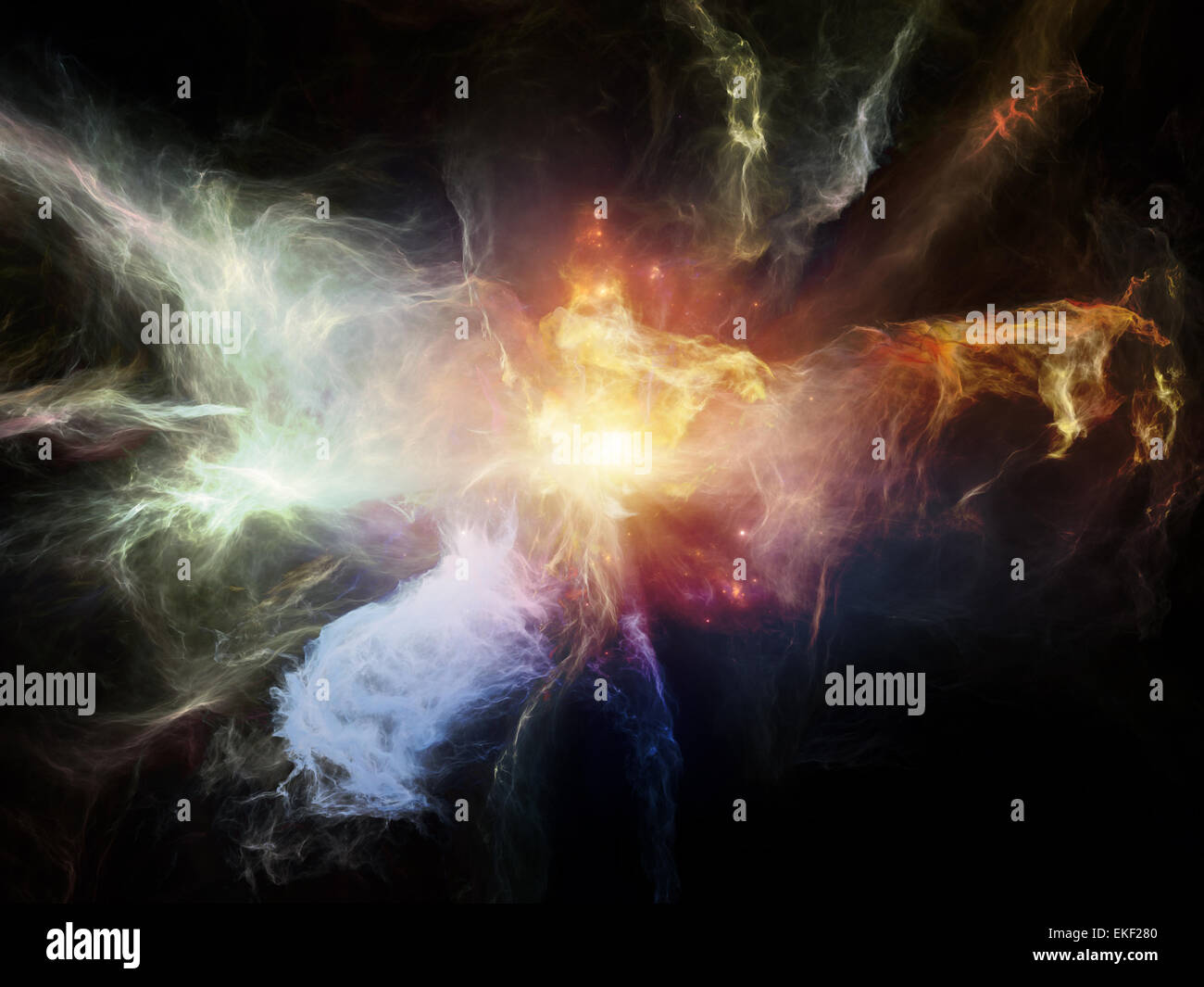 Deep space nebulae Stock Photo