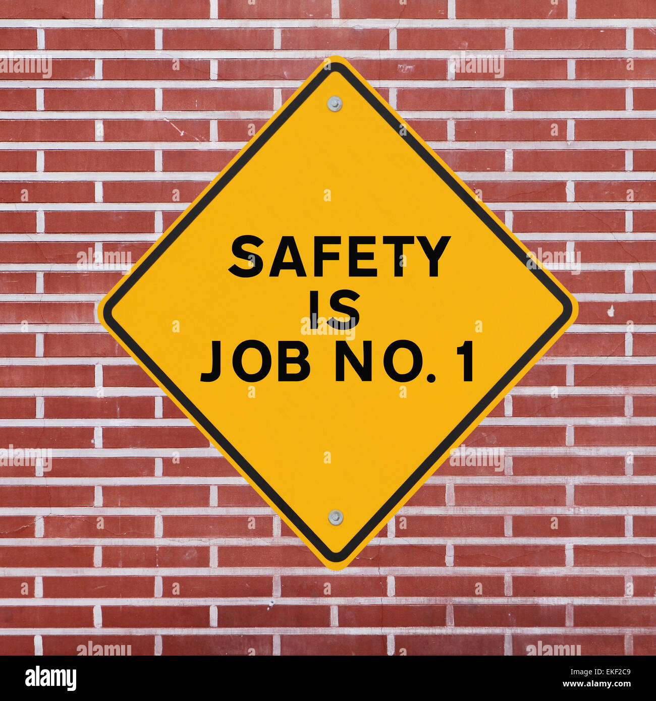 Safety is Job No. 1 Stock Photo Alamy