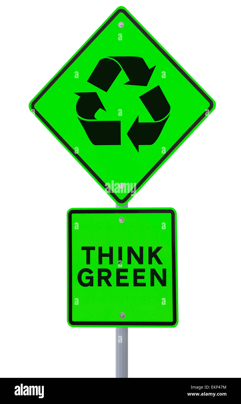 Think Green Stock Photo 80852568 Alamy