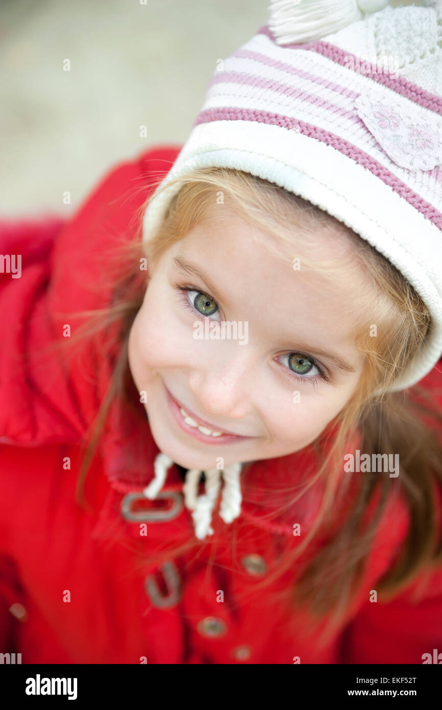 little girl on the playground Stock Photo - Alamy