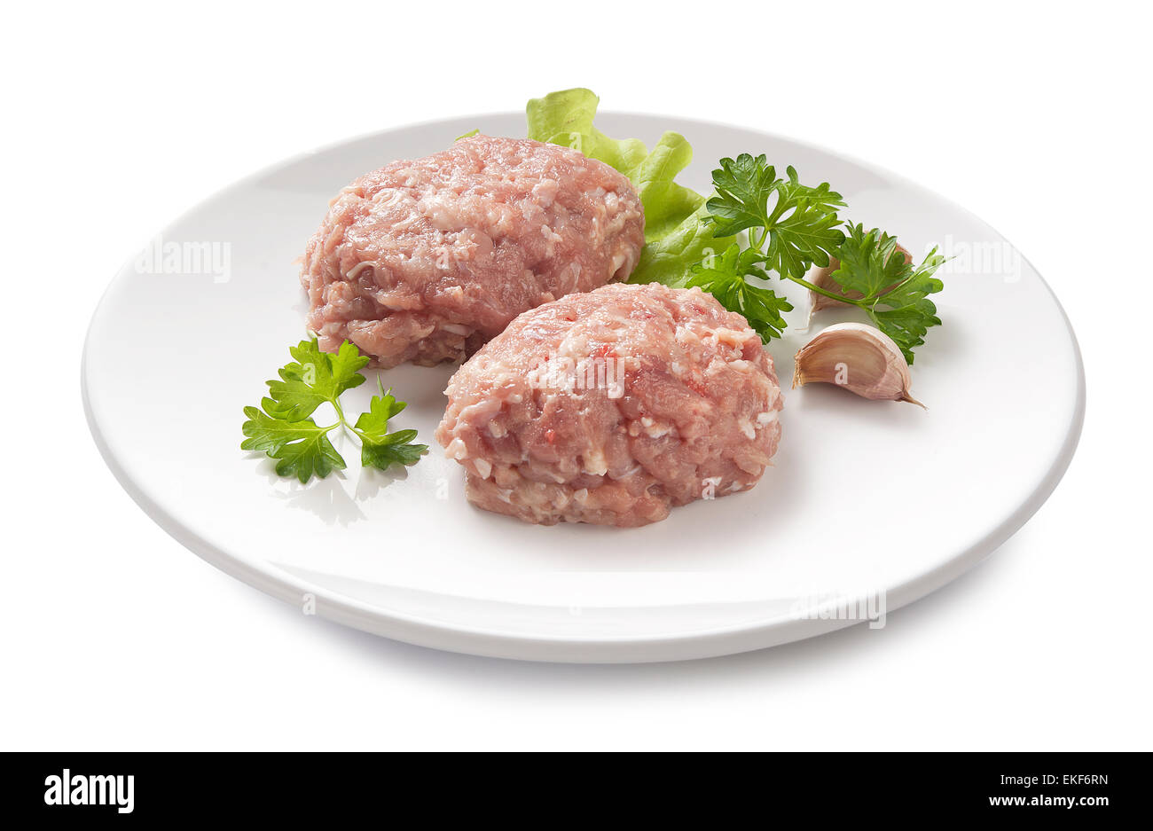 Raw Rissoles Chicken semi finished product hi-res stock photography and images - Alamy