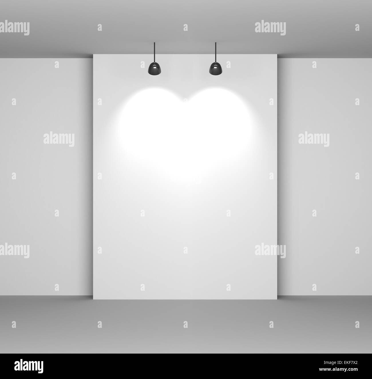 Empty gallery space white hi-res stock photography and images - Alamy