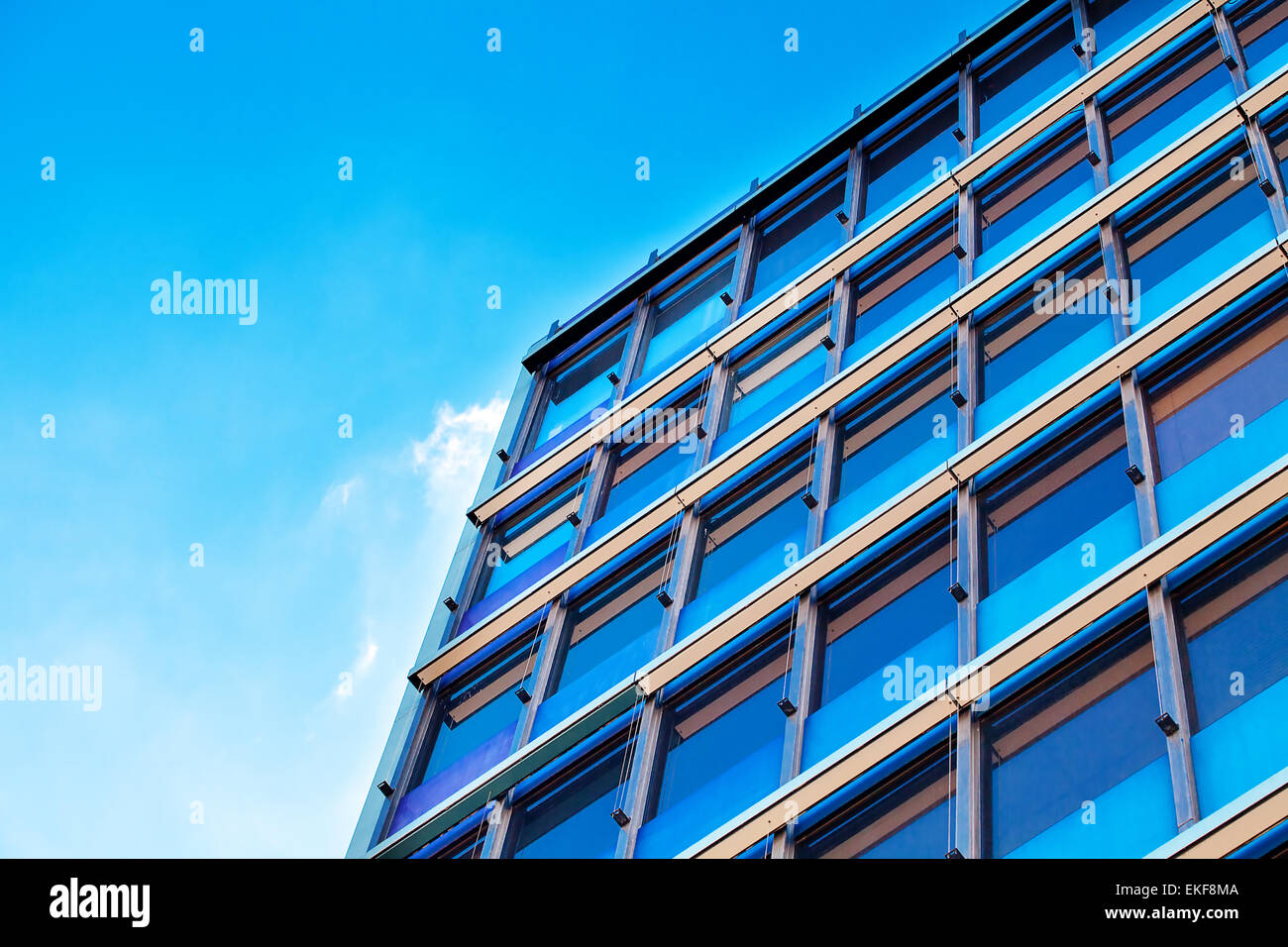 modern office building against the blue sky Stock Photo - Alamy