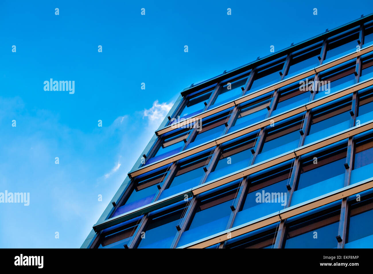 modern office building against the blue sky Stock Photo - Alamy