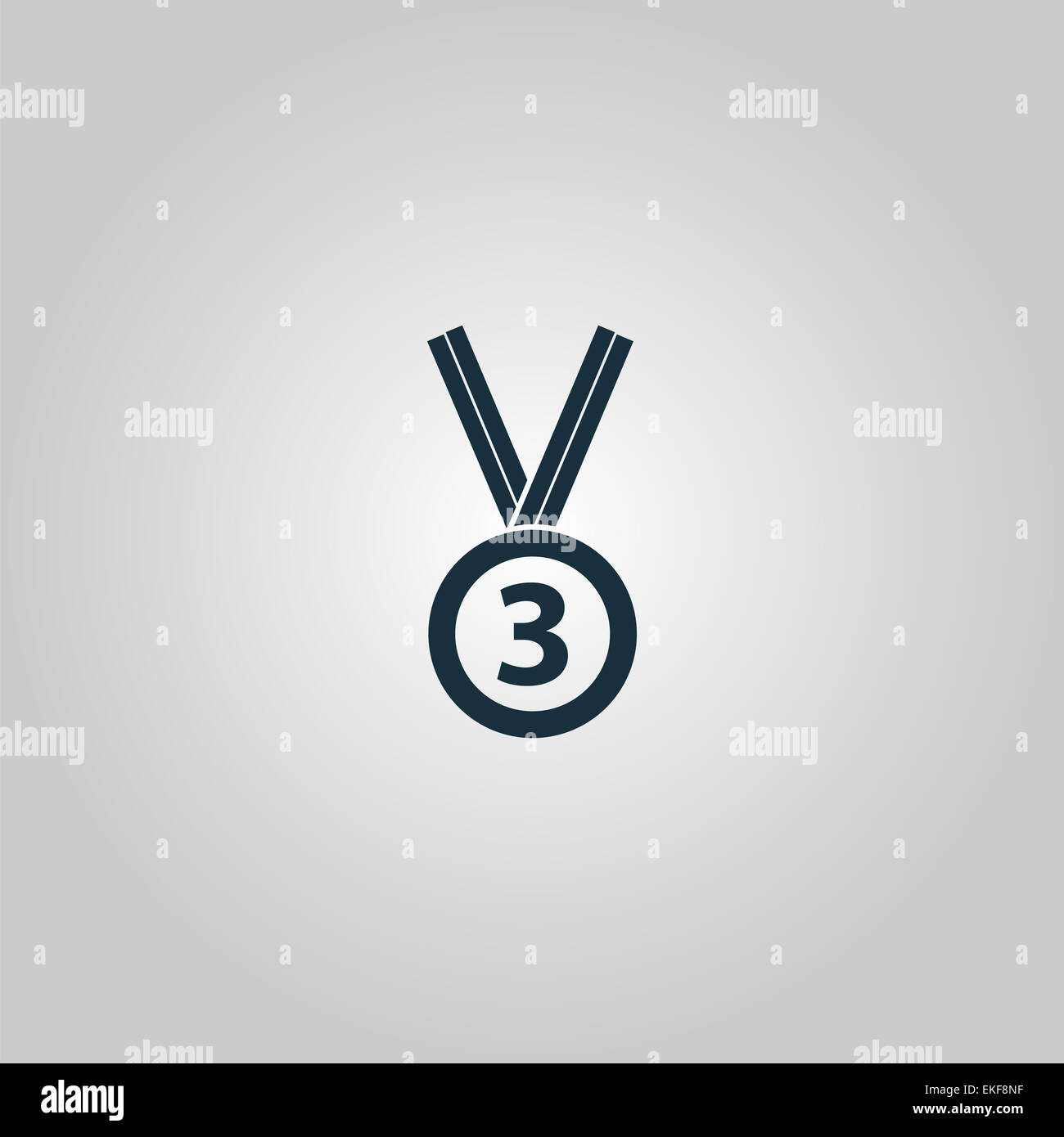 Bronze medal with ribbon Stock Photo Alamy