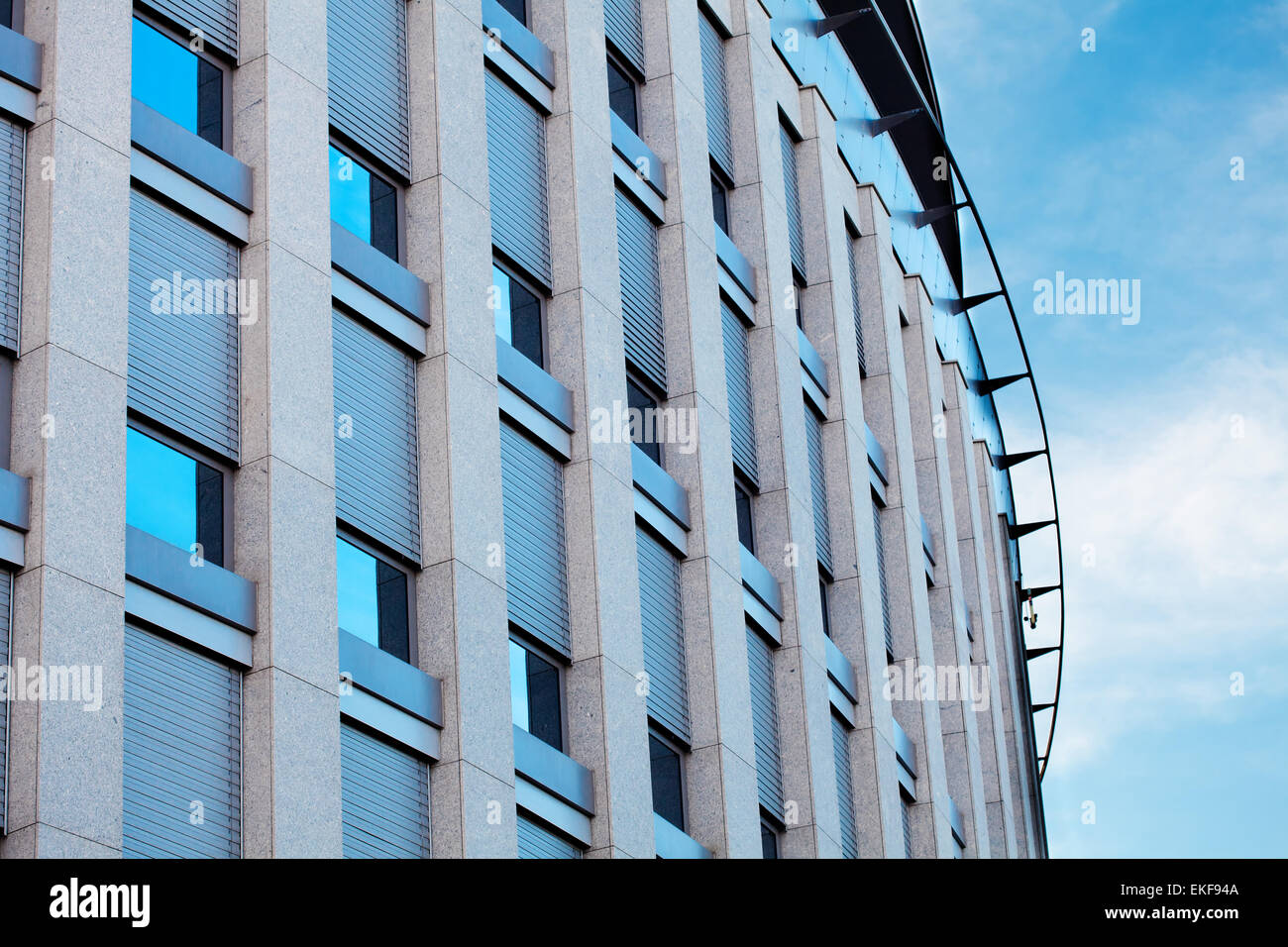 modern office building against the blue sky Stock Photo - Alamy