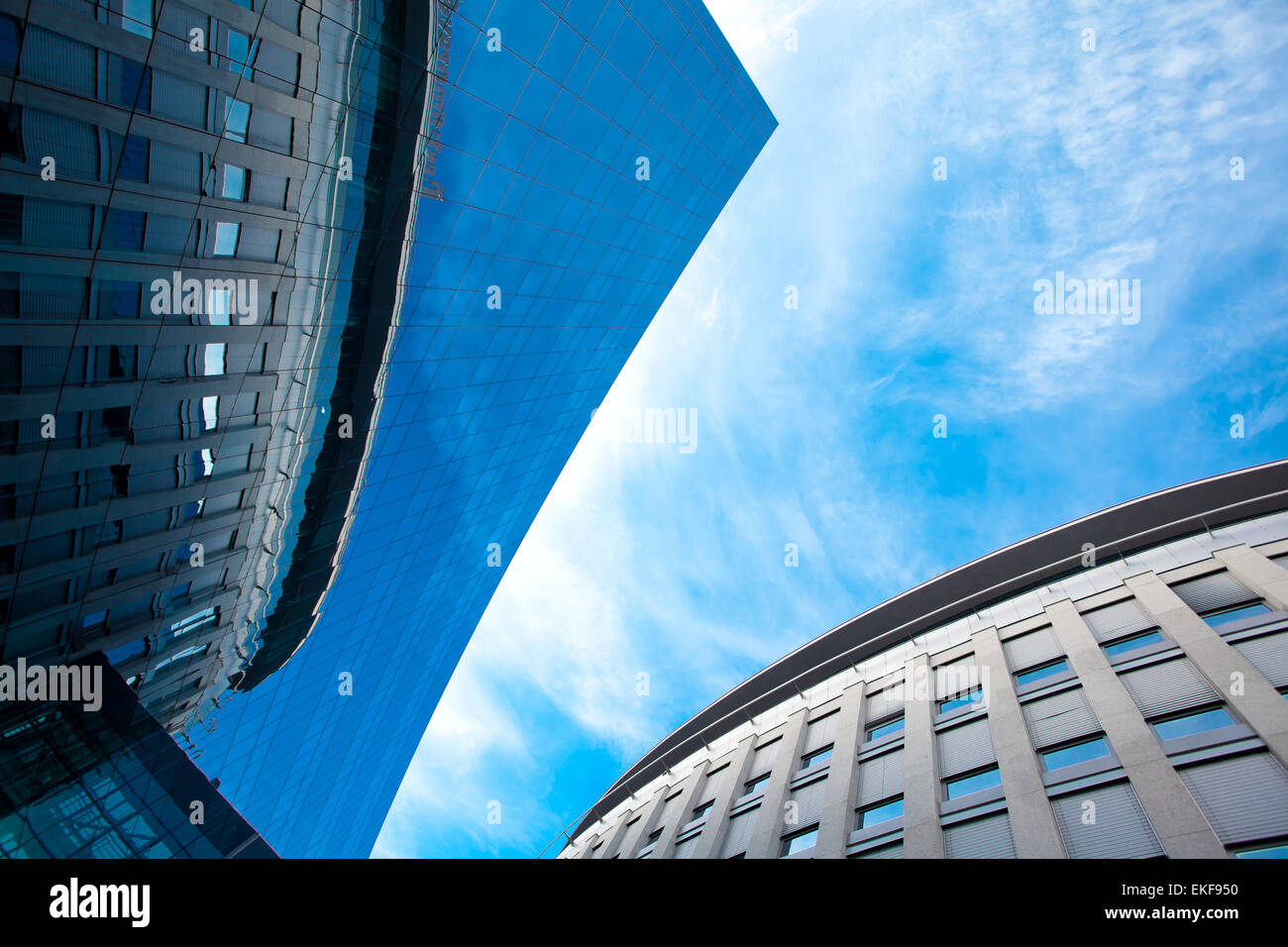 modern office building against the blue sky Stock Photo - Alamy