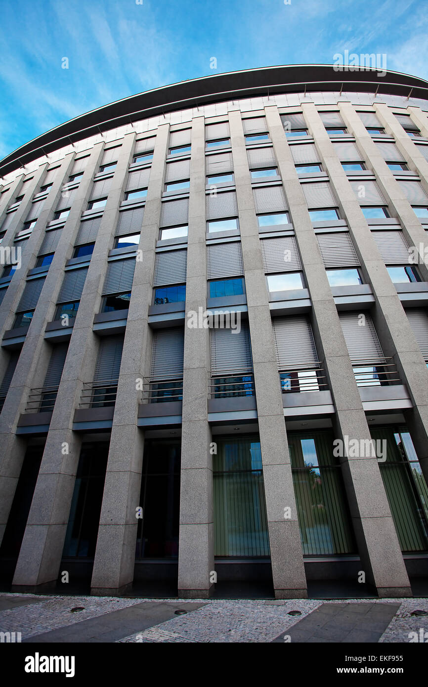 modern office building against the blue sky Stock Photo - Alamy